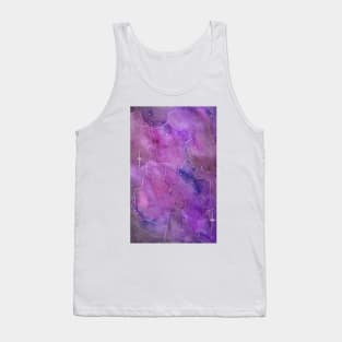 Purple Galaxy Tank Top